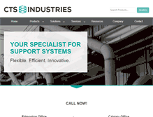 Tablet Screenshot of cts-industries.com
